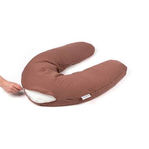 Doomoo Comfy Big Maternity Pillow - Muslin Brick